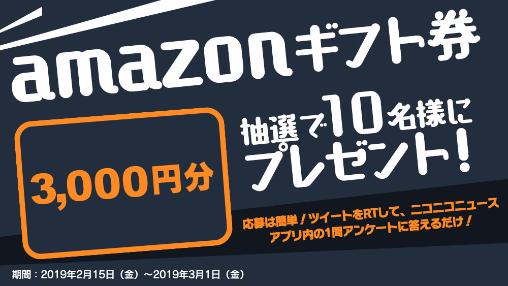 Amazonギフト券3000円分あげちゃう！！キャンペーン！