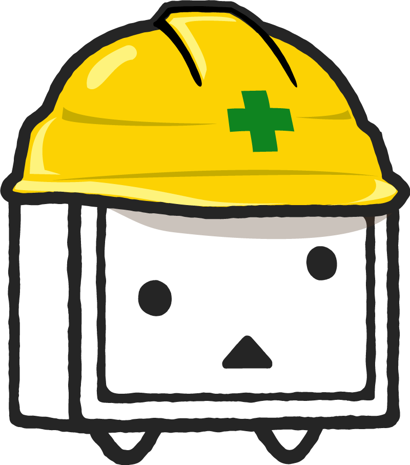 ヘルメット ニコニコテレビちゃん横